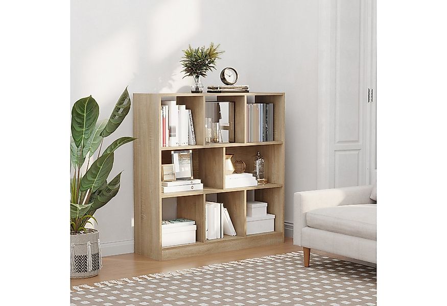 HOMCOM Bücherregal 3-stöckige Aufbewahrungsregal, Büroregal 1-tlg., für Hom günstig online kaufen