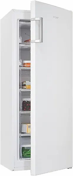 exquisit Gefrierschrank »GS230-H-050C weiss« 144 cm hoch 54 cm breit günstig online kaufen