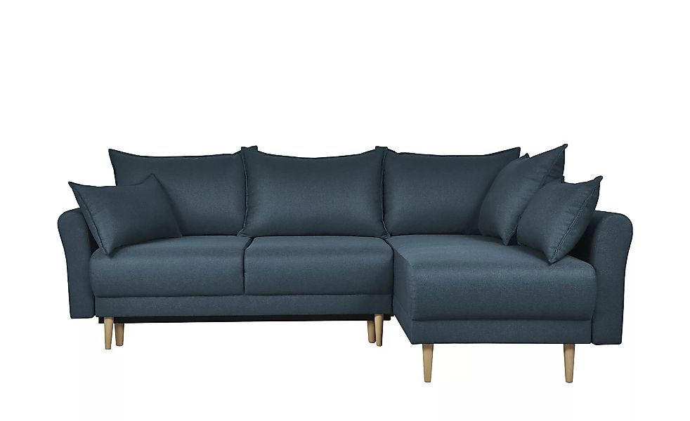Ecksofa - blau - 88 cm - Polstermöbel > Sofas > Ecksofas - Möbel Kraft günstig online kaufen