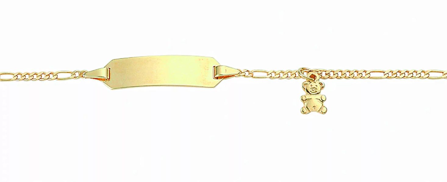 Adelia´s Goldarmband "333 Gold Figaro Armband 14 cm", Goldschmuck für Damen günstig online kaufen