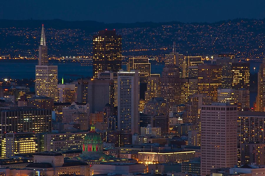 queence Acrylglasbild »Stadt« Elemente der Architektur   Gebäude   Himmel günstig online kaufen