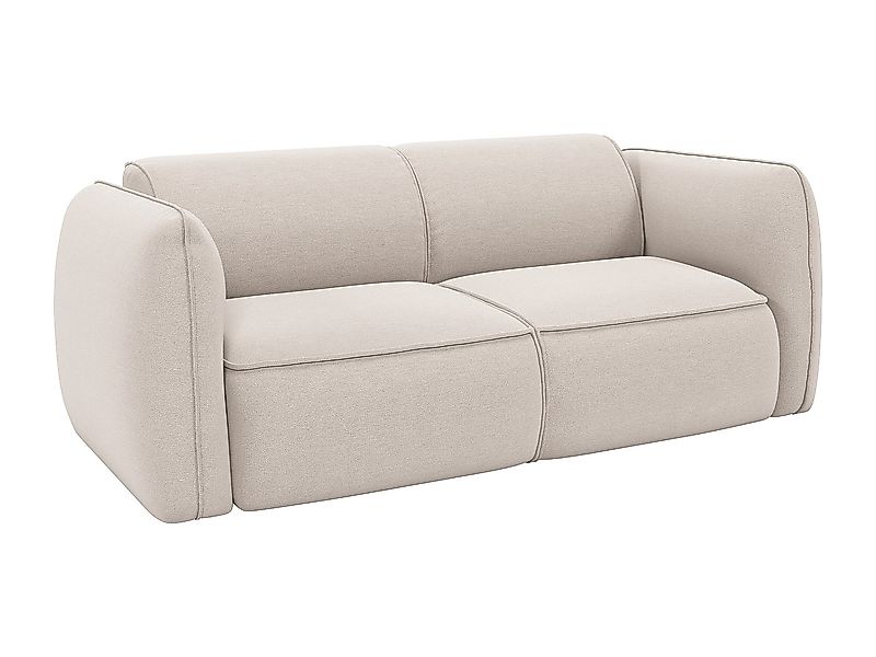 3-Sitzer-Sofa aus beigem texturiertem Stoff CAMILIO von Maison Céphy günstig online kaufen
