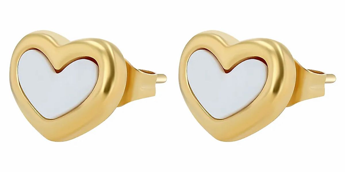 Adelia´s Paar Ohrhänger "Damen Ohrringe – Ohrstecker Herz aus Edelstahl mit günstig online kaufen