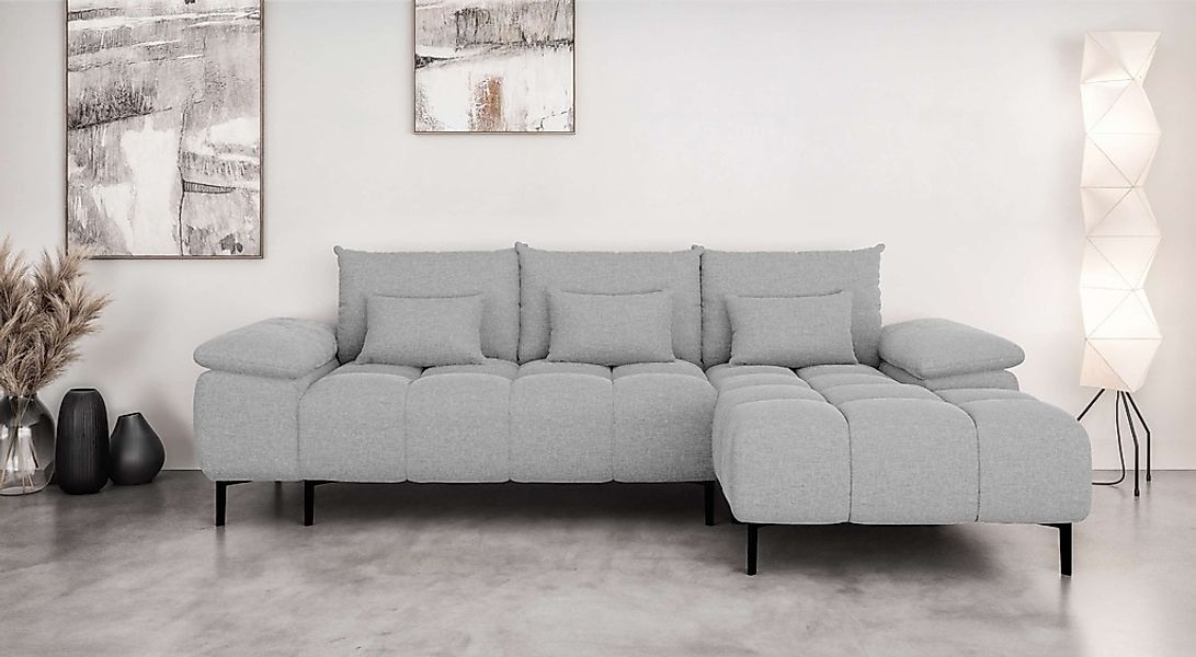 INOSIGN Ecksofa "DROMARA Schlafsofa mit Bettkasten, Maße: B/T/H 277/141/91 günstig online kaufen