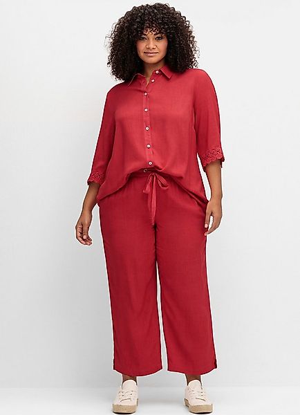 Sheego Klassische Bluse Hemdbluse 3/4-Arm günstig online kaufen