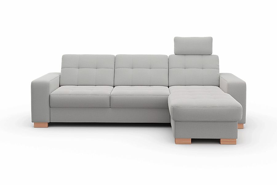 sit&more Ecksofa »Quincy L-Form«, wahlweise mit Bettfunktion und Bettkasten günstig online kaufen