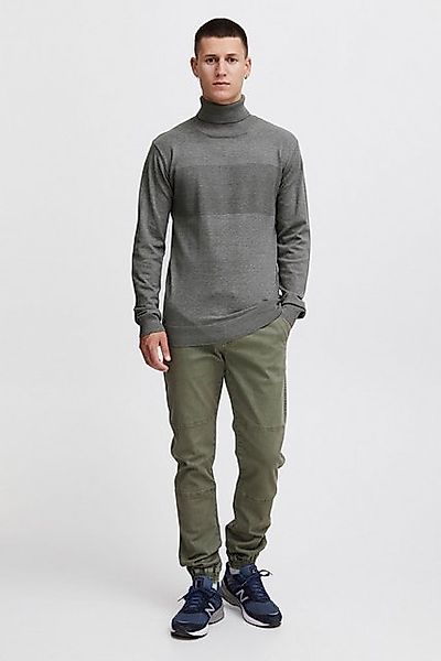 Indicode Rollkragenpullover IDErnetto Rollkragenpulli mit abgesetztem Stric günstig online kaufen