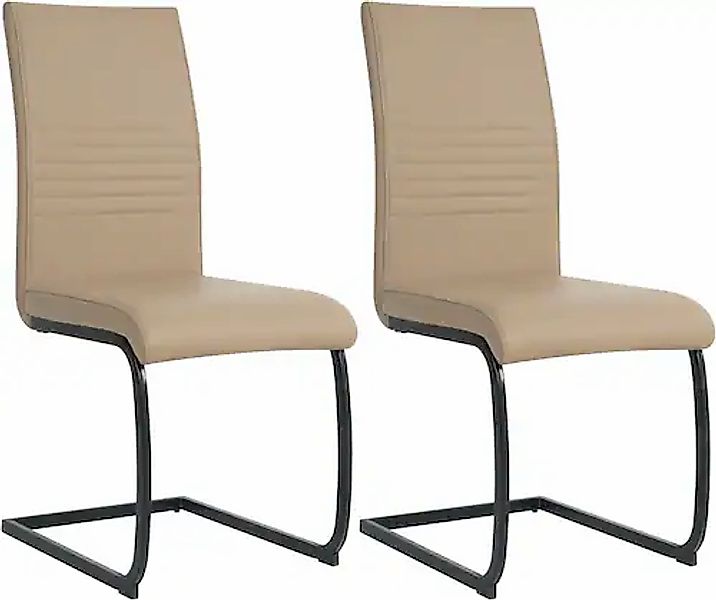 INOSIGN Freischwinger, (Set), 2 St., Kunstleder, mit Wellenunterfederung günstig online kaufen