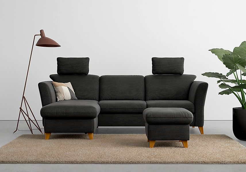 Home affaire Ecksofa Trelleborg L-Form, wahlweise günstig online kaufen