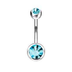 JVmoebel Bauchnabelpiercing Bananabells, Titan Bananabell KRISTALL günstig online kaufen