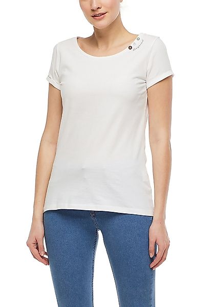 Ragwear Damen T-Shirt FLORAH A ORGANIC 2121-10019 White 3000 Weiß günstig online kaufen