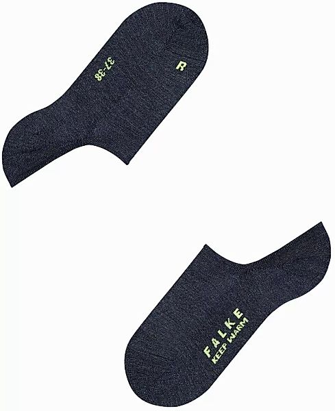 Falke Keep Warm Sneaker Socke Navy - Größe 37-38 günstig online kaufen