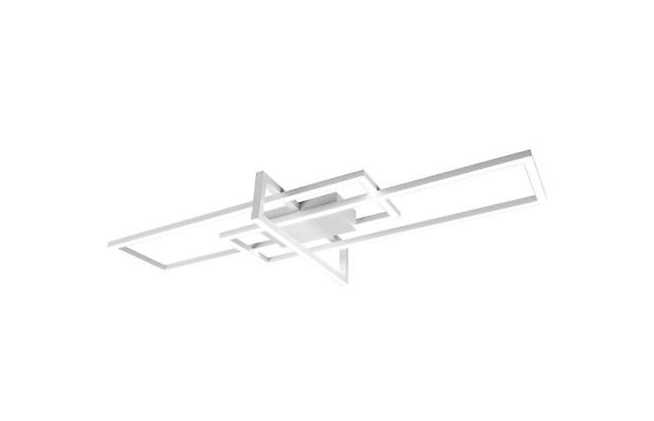 LED-Deckenleuchte ca. 100 cm breit Switch-Dimmer Weiß Matt 1 Stück Metall W günstig online kaufen