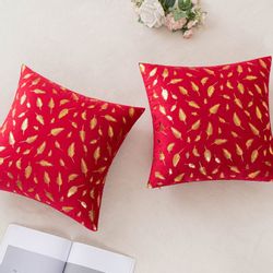 Rosnek Kissenbezug Samt, Doppelseitig, für Weihnachten günstig online kaufen