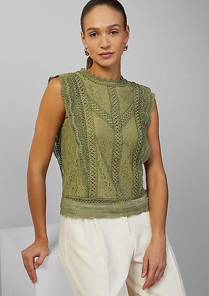 s.Oliver BLACK LABEL Blusentop Ärmellose Bluse günstig online kaufen