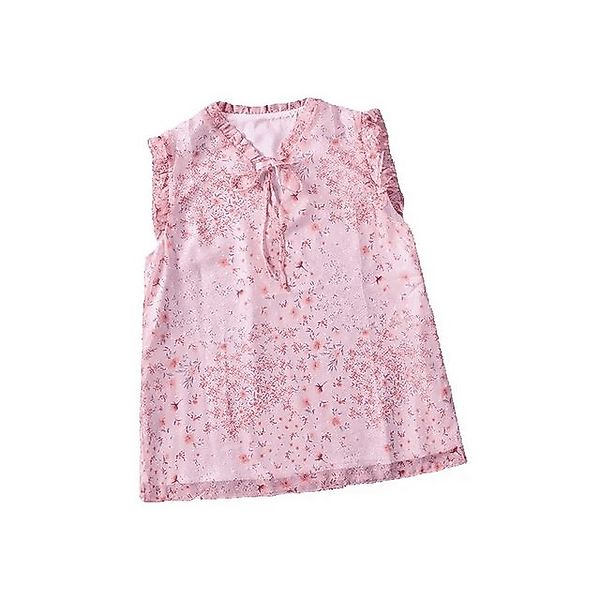 YRIIOMO Tanktop Elegantes Sommer Oberteil mit V Ausschnitt und Boho Blumenm günstig online kaufen
