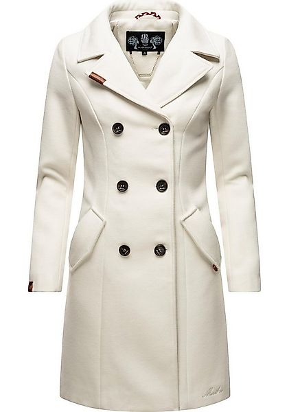 Marikoo Kurzmantel Nanakoo edler Damen Trenchcoat in Wollmantel-Optik günstig online kaufen
