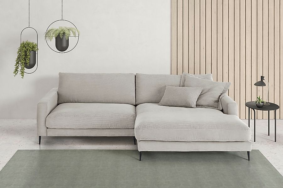 INOSIGN Ecksofa »Downtown, B/T/H: 272/190/84 cm L-Form« weicher Sitzkomfort günstig online kaufen