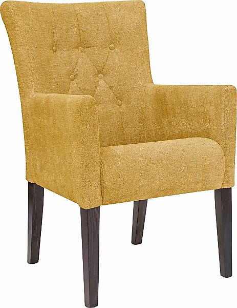 Home affaire Esszimmerstuhl "King" () Esszimmerstuhl mit Knopfheftung günstig online kaufen