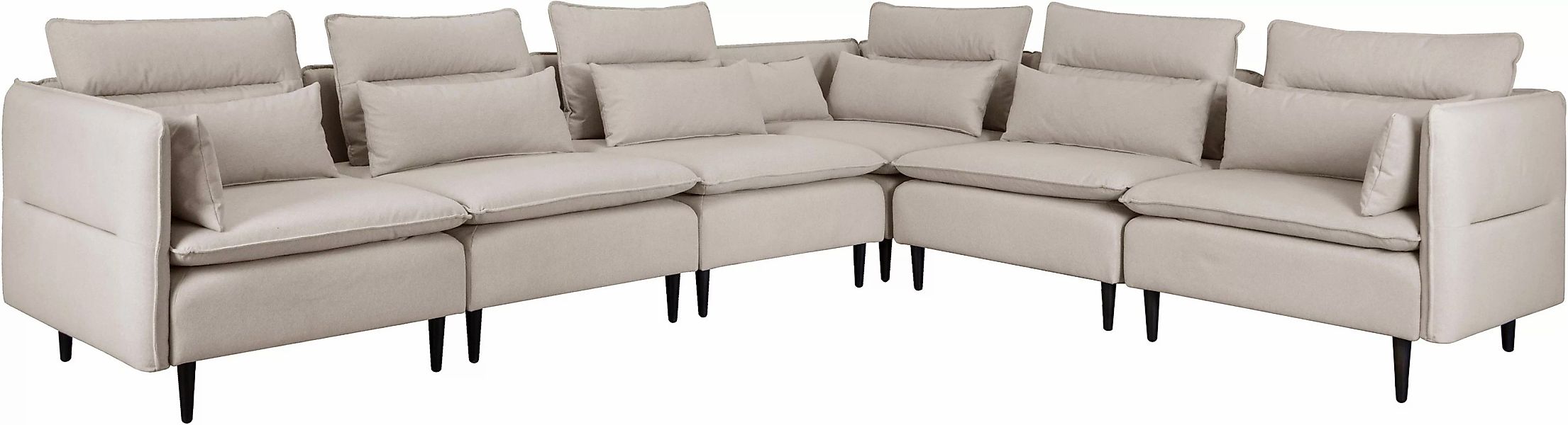 andas Ecksofa »ALVIK L-Form«, zusammengesetzt aus Modulen, erweiterbar mit günstig online kaufen