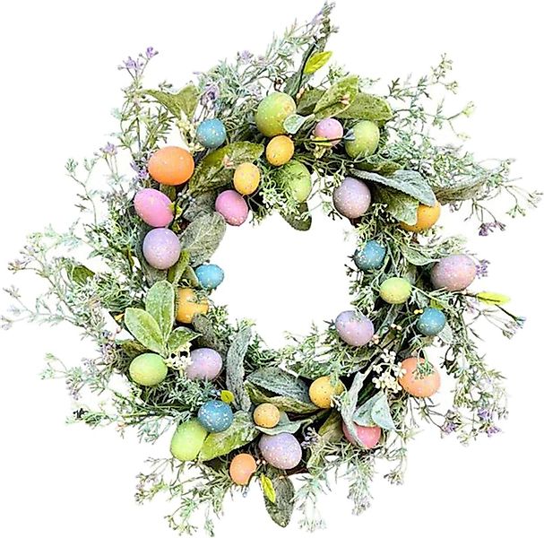 Kaket Dekokranz Außenanhänger, Hase, Ostern, bunte günstig online kaufen