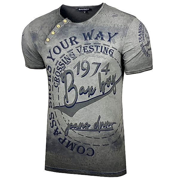 Baxboy T-Shirt Baxboy Herren Verwaschen Vintage günstig online kaufen
