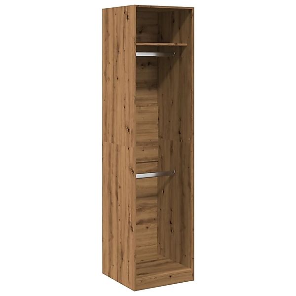 vidaXL Kleiderschrank Artisan-Eiche 50x50x200 cm Holzwerkstoff 3307791 günstig online kaufen