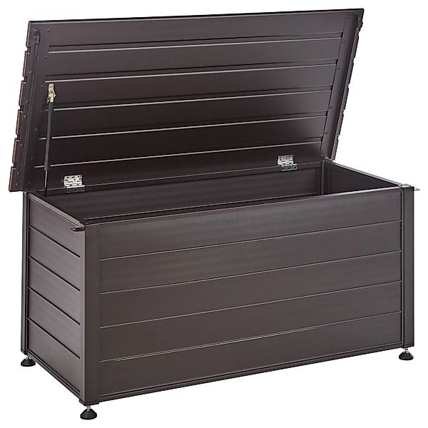 Beliani Truhe CAMPALTO Dunkelbraun 60x123x60 günstig online kaufen