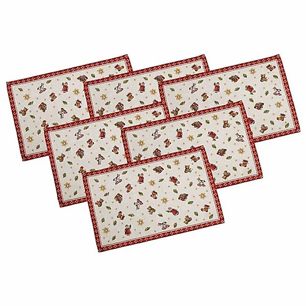 Villeroy & Boch Weihnachtsfigur »Platzset Toy's Delight 48 x 32 cm 6er Set günstig online kaufen