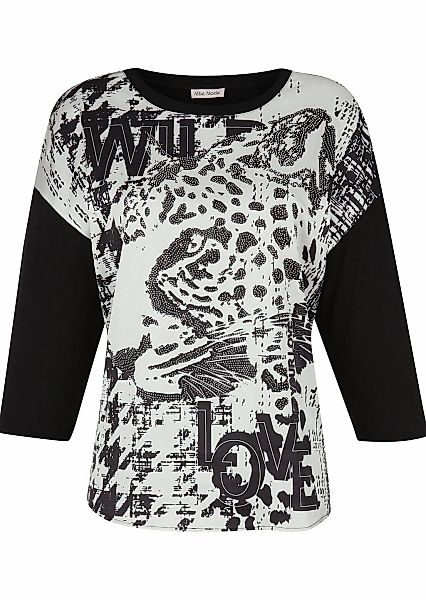 Alba Moda 3/4-Arm-Shirt "Shirt Shirt mit platziertem Druck" günstig online kaufen