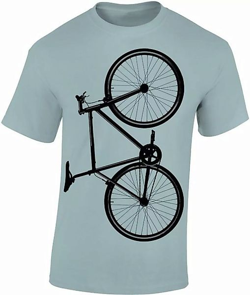 Baddery Print-Shirt Fahrrad T-Shirt : "Fixie Bike", hochwertiger Siebdruck, günstig online kaufen