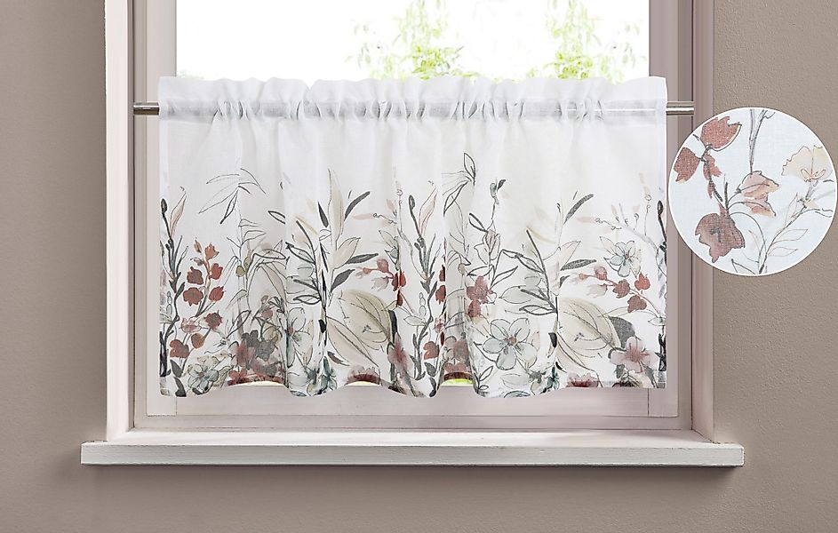 Home affaire Scheibengardine Friesach, Stangendurchzug (1 günstig online kaufen