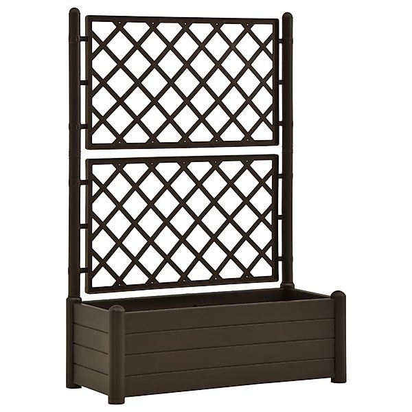 vidaXL Blumentopf Pflanzkübel mit Spalier 100x43x142 günstig online kaufen