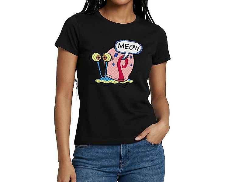Spreadshirt T-Shirt SpongeBob Schwammkopf Gary Die Schnecke Frauen T-Shirt günstig online kaufen