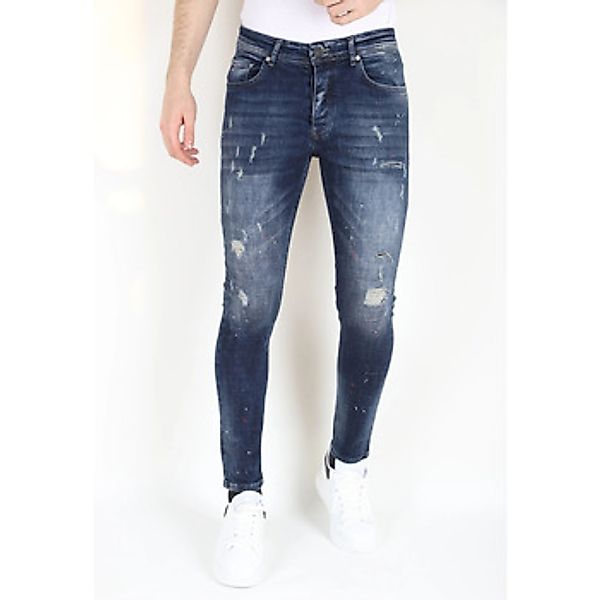 Mario Morato  Slim Fit Jeans E Slim Jeans Mit Farbspritzern MM günstig online kaufen