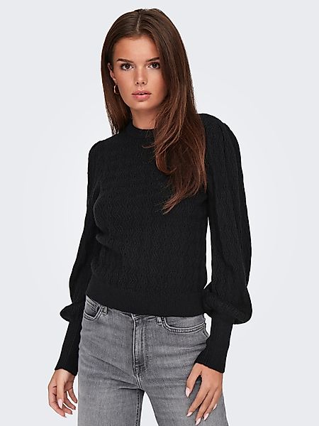 ONLY Rundhalspullover ONLKATIA LS STRUC PUFF günstig online kaufen