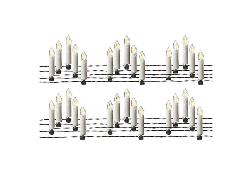 MARELIDA LED-Christbaumkerzen Weihnachtskerzen Lichterkette Weihnachtsbaum günstig online kaufen