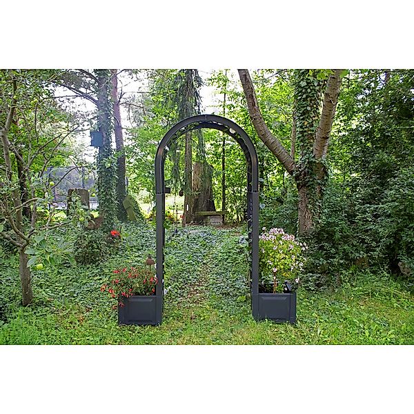 KHW Rosenbogen BxTxH: 174x43x207 cm, inkl. 2 Pflanzkästen günstig online kaufen