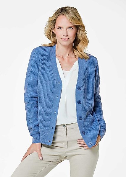 GOLDNER Strickjacke Elegante Strickjacke mit V-Ausschnitt günstig online kaufen