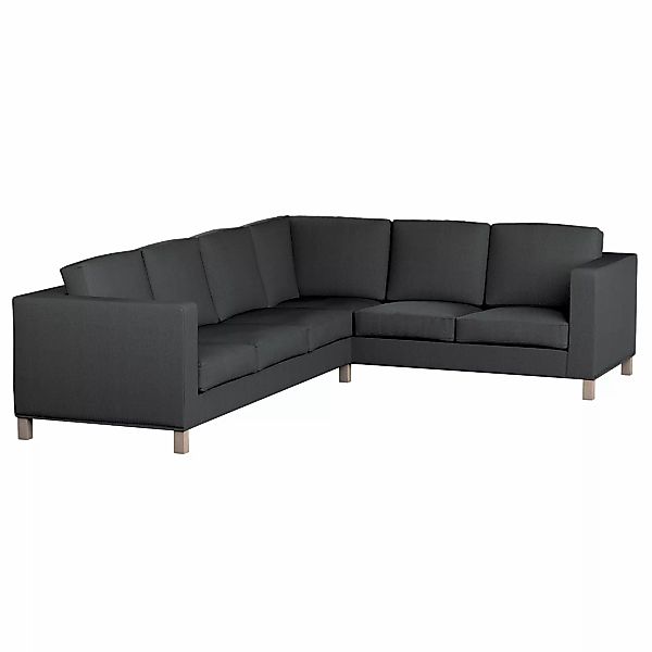 Bezug für Karlanda Sofa Ecke links, stahlgrau, 36cm x 30cm x 50cm, Chenille günstig online kaufen