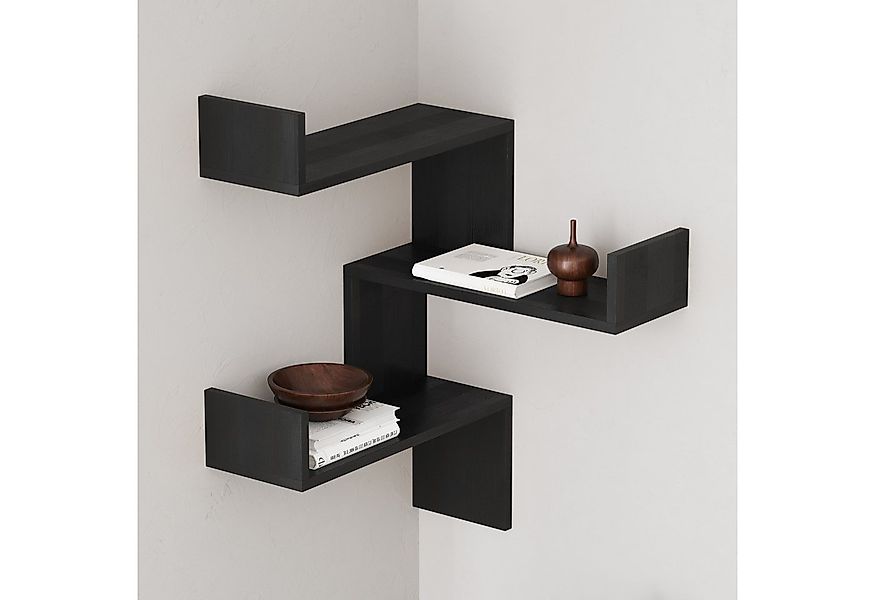 Decortie Bücherregal Luksa, Modernes Bücherregal,Eckwandregal,Vitrine, 60 x günstig online kaufen