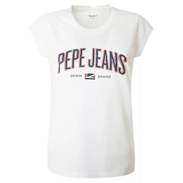 Pepe Jeans Basil Kurzärmeliges T-shirt M Off White günstig online kaufen