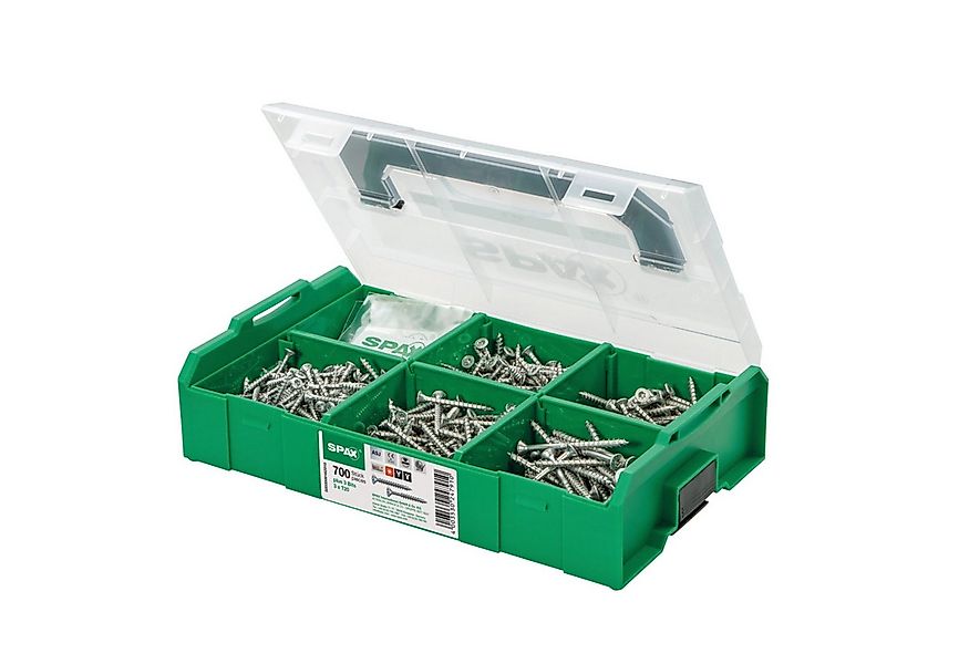 SPAX Senkschraube SPAX Montagekoffer L-BOXX Mini, 1 Stück, Schraubenset mit günstig online kaufen