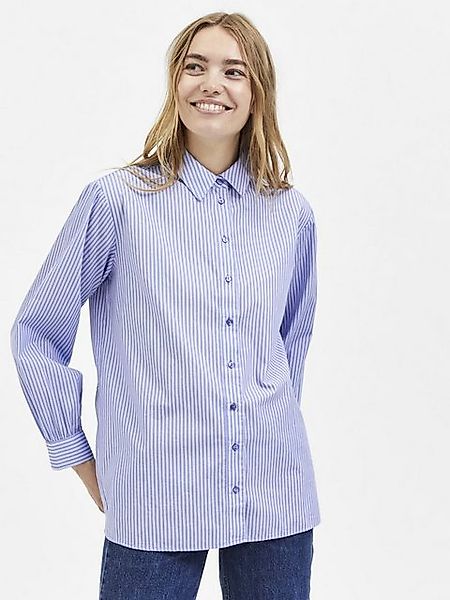 SELECTED FEMME Blusenshirt Basic Langarm Hemd Bluse aus Baumwolle SLFREKA ( günstig online kaufen