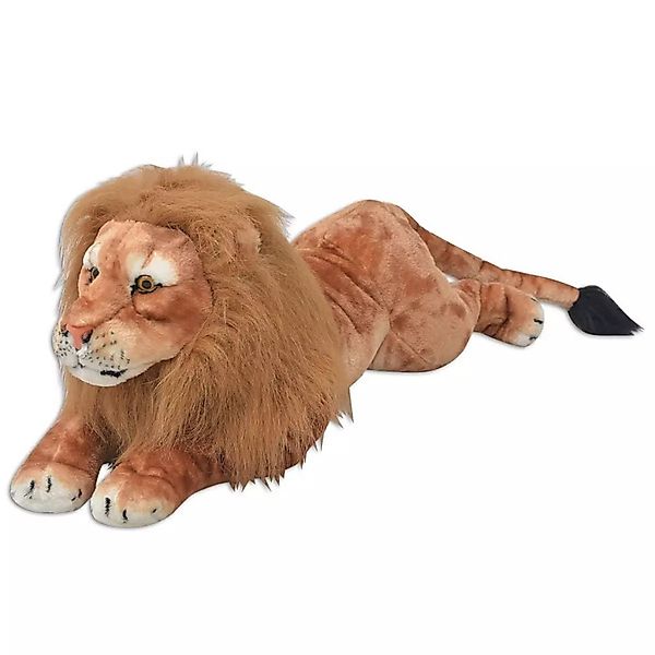 vidaXL Kuscheltier Löwe liegend Plüschtier Stofftier günstig online kaufen