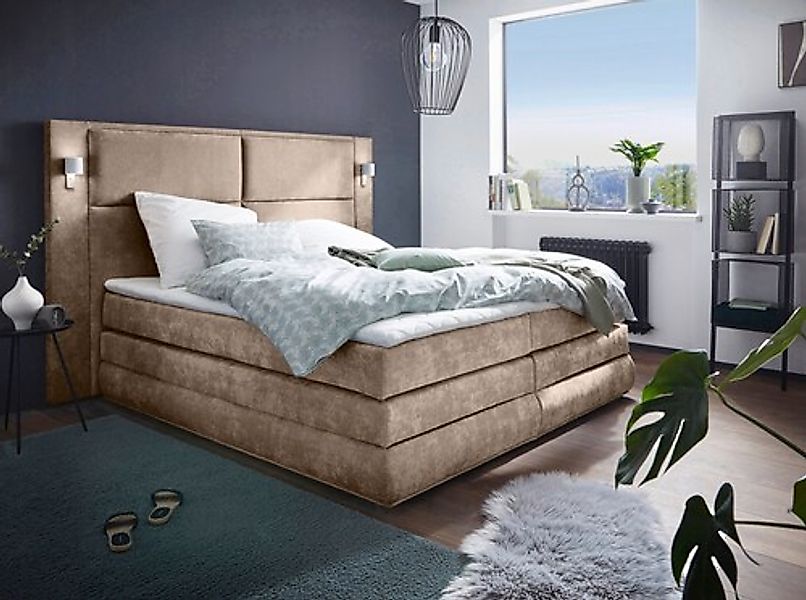 COLLECTION AB Boxspringbett »Copenhagen« inklusive Bettkasten, Topper, wahl günstig online kaufen