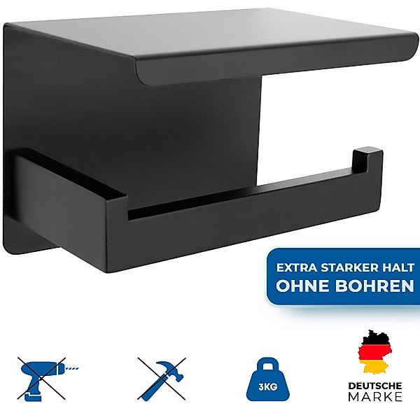 Perfectosan Toilettenpapierhalter Ascanius (inkl. Ersatz-Klebepad), rostfre günstig online kaufen
