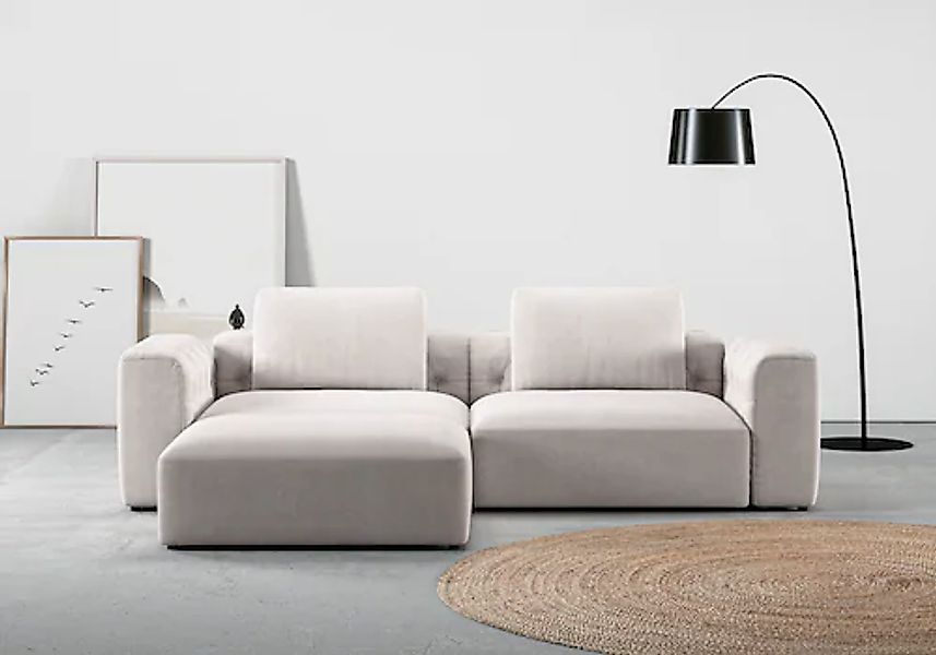 Home affaire Ecksofa »Cushid L-Form« Modulset, bestehend aus 3 Teilen günstig online kaufen