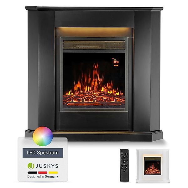 Juskys Elektrokamin, 2000 W Heizung, Flammeneffekt, günstig online kaufen