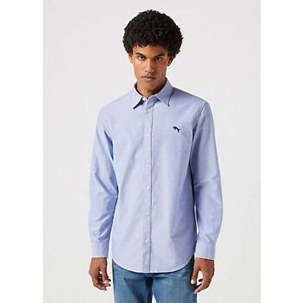 Wrangler  Hemdbluse 112350481 LS SHIRT OXFORD-BLUE günstig online kaufen